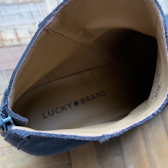 Grey Lucky Brand studded booties - Picture 3 of 10